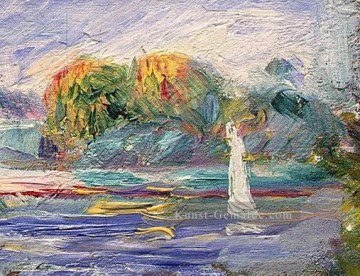  blau Kunst - den blauen Fluss Pierre Auguste Renoir